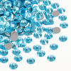 Picture of Beadsland 2880pcs Flat Back Crystal Rhinestones Round Gems for Nail Art and Craft Glue Fix,Aquamarine,SS6,1.9-2.1mm