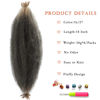 Picture of 8 Packs Pre-Separated Springy Afro Twist Hair Suitable for Damaged Soft Locs Synthetic Marley Twist Braiding (18 Inch, 1b/27)