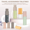 Picture of Mrsdry Bottle Covers for Travel, Elastic Sleeves for Leak Proofing, Travel Size Container Silicone toiletry sleeves, Leak Locks Travel Accessories for Shampoo Conditioner Wash Body Bottles (8pack)