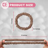 Picture of 6Pcs Silk Hair Ties Small 22 Momme 100% Pure Mulberry Silk Scrunchies for Women Girls Thin Skinny Hair Sleep Scrunchies No Damage(Color 06)