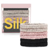 Picture of 6Pcs Silk Hair Ties Small 22 Momme 100% Pure Mulberry Silk Scrunchies for Women Girls Thin Skinny Hair Sleep Scrunchies No Damage(Color 05)