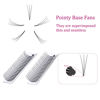 Picture of Premade Fans 3D 4D 5D 7D 8D 10D 12D 15D 20D Lashes Extension Premade Volume Fans D Curl Premade Fans Eyelash Extensions Volume Lash Extension Supplies (3D-0.07-D, 19mm)