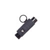 Picture of Thread Wallets Lip Balm Holder Keychain, Lip Gloss Holder Keychain, Lipstick Holder Keychain. Never Lose Your Lip Balm, Lip Gloss or Lipstick with Cute Elastic Lip Balm Keychain Holder (Black)