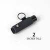 Picture of Thread Wallets Lip Balm Holder Keychain, Lip Gloss Holder Keychain, Lipstick Holder Keychain. Never Lose Your Lip Balm, Lip Gloss or Lipstick with Cute Elastic Lip Balm Keychain Holder (Black)