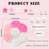 Picture of 600Pcs 3D Flowers Nail Charms and Flatback Pearls,Pink White Acrylic Flower for Nail Decoration Design Gold Beads,White Half Pearls for Nail Supplies DIY Crafts Y2K Nail Art Accessories