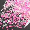 Picture of 600Pcs 3D Flowers Nail Charms and Flatback Pearls,Pink White Acrylic Flower for Nail Decoration Design Gold Beads,White Half Pearls for Nail Supplies DIY Crafts Y2K Nail Art Accessories