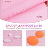 Picture of Makartt Disposable Nail Mats: 50Pcs Pink Fordable Nail Paper Towels for Table Acrylic Nail Practice Sheet 3 Ply Waterproof Nail Art Table Mats Clean Pads for Salon Manicure Tattoo