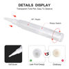 Picture of UPZIGS 5 pack 5ml Transparent Twist Pen for Cuticle Oil Applicator, Empty Nail Oil Pen with Brush Tip, Eyelash Growth Liquid Tube, Cosmetic Lip Gloss Container (5x)