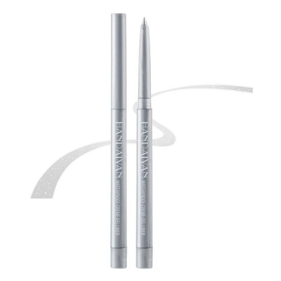 Picture of ONarisae eyeliner pencil retractable eyeliner creamy pigmented smudge proof eye liner pen Shimmer Silver