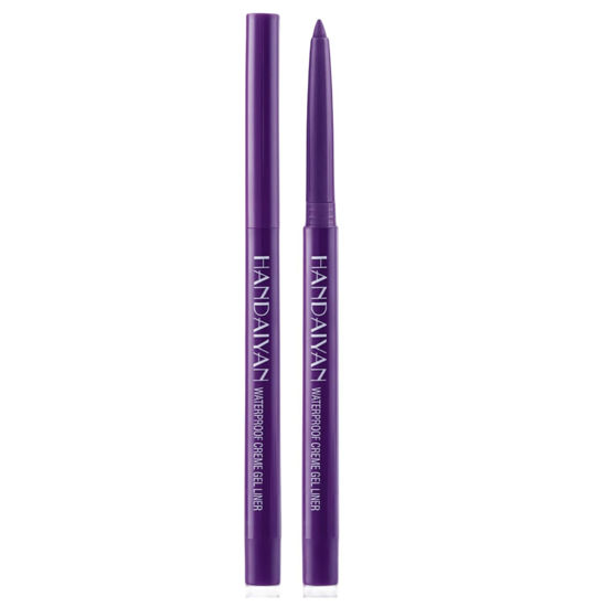 Picture of ONarisae eyeliner pencil retractable eyeliner creamy pigmented smudge proof eye liner pen Purple
