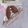 Picture of Jowmoy Cute Pink antlers Headband, Headband to Wash Face for Women Makeup Shower Spa Headband