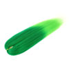 Picture of Dorsanee Ombre Green Braiding Hair Pre Stretched 24 Inch 3 Packs Green to Light Green Braiding Hair for Box Braids Twists Locs Soft Yaki Texture Hot Water Setting (#Green/Light Green)