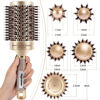 Picture of Round Brush for Blow Out, Nano Thermal Ceramic & Ionic Tech Round Barrel Hair Brush with Boar Bristles, Roller Brush for Blow Drying and Styling, 4 Free Clips (4 inch, Barrel 2.7 Inch, 65mm)
