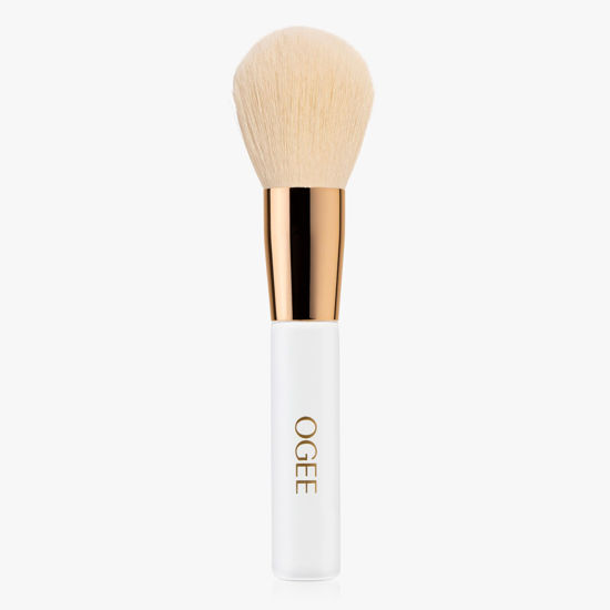 Picture of Ogee Powder Brush - Professional Quality Makeup Brush - Ultra-Soft Powder Setting Brush with Vegan Fibers for Flawless Application