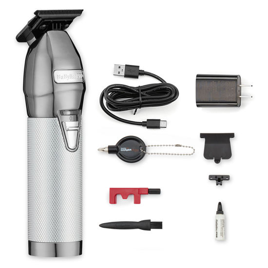 Picture of BaBylissPRO FX+ Professional Barber Cord/Cordless Hair Trimmers, Silver