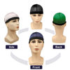 Picture of Selalu 4Pcs Wave Cap, Silk Stocking Wave Caps for 360 Waves, Silky Durag for Men, Stain Caps (4*Black)
