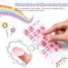 Picture of Jsiallye Press on Nails for Kids, 192PCS Kids Fake Nails for Girls Colorful Unicorn Flamingo Cloud Patterns 7-12 Years Old Press on nails for Kids Gifts