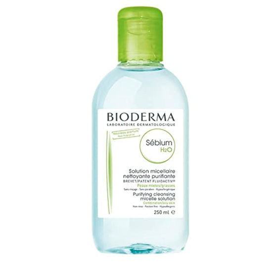 Picture of Bioderma - Sébium H2O - Micellar Water - Cleansing and Make-Up Removing - for Combination to Oily Skin , 8.4 Fl Oz (Pack of 1)