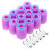 Picture of Anezus Self-Grip Rollers Set - 60 Pcs Multicolored Curlers and Clips for Hairstyling