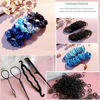 Picture of YANRONG Hair Accessories for Woman Set, 755PCS Seamless Ponytail Holders Variety Hair Scrunchies Hair Bands Scrunchy Hair Ties For Thick and Curly (Treasure Blue, 755 Count)
