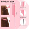 Picture of 6 PCS Teasing Combs Set - Steel Pin Fine Tooth Combs for Women, Stainless Steel Pintail Carbon Heat Resistant Combs for Curly Braiding