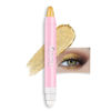 Picture of Kaely 2in1 Cream Eye Shadow Brightener Sticks for Eyes, Pencil Eyeshadow Applicator Stick Waterproof Pigmented, Eye Shadow Palette Highlighter Makeup, sombras para ojos, 06 Desert Gold