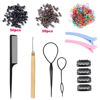 Picture of 16 Colors Hair Tinsel Kit with Tools 3200 Strands Glitter Tinsel Hair Extensions Heat Resistant Sparkling Shiny Fairy Hair Accessories for Women Girl Kids 47Inch