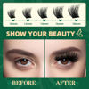Picture of KEYYOU Lash Clusters 120pcs Eyelash Clusters 10-18mix D Curl Cluster Lashes Thick Super Soft Wispy DIY Eyelash Extension at Home(PC03-D-10-18MIX)