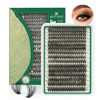 Picture of Lash Clusters 320Pcs Eyelash Clusters KEYYOU 60D D Curl 9-18MIX Clusters Lashes Thick Super Soft Wispy DIY Eyelash Extension at Home(60D-D,9-18MIX)