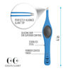 Picture of Slanted Professional Tweezers for Eyebrows & Plucking - Precision Tweezers for Women Facial Hair Removal, Ingrown Hairs, Men Grooming Kit - Sharp Tweezer has Silicone Grip by CoCo’s Closet, Blue