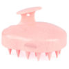 Picture of FREATECH Hair Scalp Massager Shampoo Brush with Soft Silicone Bristles for Scalp Care and Hair Growth, Shower Head Scalp Scrubber Exfoliator for Dandruff, Upgraded Wheat Straw Handle, Chalk Pink