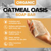 Picture of iHeart Gentle Moisture Eczema Oatmeal Oasis Soap (2 Packs) with Olive Oil and Shea Butter - Hydrating, Nourishing, Cleansing, and Soothing for Sensitive Skin - Infused with Honey, Oats, and Rosemary