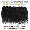 Picture of Col Bling Goddess Locs Crochet Hair 16 Inch 8 Packs Faux Locs Crochet Hair for Women Pre Looped Crochet Boho Goddess Faux Locs Crotchet Hair with Curly Ends #1B