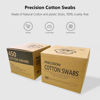 Picture of 900pcs Precision Cotton Swabs, Pointed&Flattened Tip Cosmetic Applicators