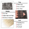 Picture of Leeven 24 Inch Dreadlock Extensions 0.6 cm Width Soft Synthetic Crochet SE Dreads 20 Strands Ombre Blonde Handmade Loc Extensions Reggae Style Braiding Hair for Women Men #1B/613