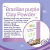 Picture of Herbs Botanica Brazilian Purple Clay Powder Detoxify Skin & Hair Natural Beauty & Skincare DIY Clay for Soap, Facial Cleansing Mask, Bath Bombs, Body Wash Making 8 oz