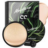 Picture of Kriloneal CC Cream Foundation Mushroom Head Air Cushion Face Makeup Moisturizing Concealer Waterproof Oil Control Long-Lasting Nude Makeup Even Skin Tone for All Skin Types(Ivory White)
