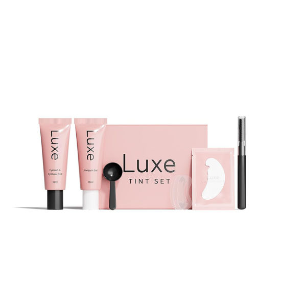 Picture of Luxe Cosmetics - Brown Color Set for Lashes and Brows - Long Lasting Temporary Color (Up to 4 Weeks) - Vegan & Cruelty-Free - For Salon & Home Use