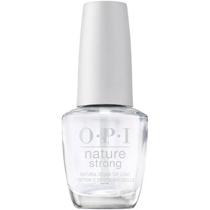 Picture of OPI Nature Strong Natural Origin Nail Polish | Clear Gel Like Eco-Friendly Nail Polish Base Coat & Top Coat | Plant Based, Vegan, Cruelty Free