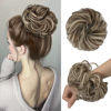 Picture of FESHFEN Messy Hair Bun Hair Pieces Wavy Curly Large Hair Bun Scrunchies Extensions Synthetic Tousled Updo Hairpieces for Women Girls, 1.94oz