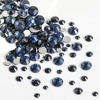 Picture of Beadsland Rhinestones for Makeup,8 sizes 2500pcs Navy Blue Flatback Rhinestones Eye Gems for Nails Crafts with Tweezers and Wax Pencil,Montana,SS4-SS30