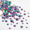 Picture of Beadsland Rhinestones for Makeup,8 Sizes 2500pcs Green Flatback Rhinestones Face Gems for Nails Crafts with Tweezers and Wax Pencil,Green Volcano,SS4-SS30
