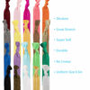 Picture of 79STYLE 300pcs Elastic Hair Ties Ouchless No Crease Ouchless Ribbon Ponytail Holders Bulk Colorful Yoga Twist Hair Bands Hair Accessories Hand Knotted Fold Over Solid Colors (Multiple 20 Colors)