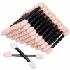 Picture of Akstore 200PCS Disposable Dual Sides Eye Shadow Sponge Applicator Eyeshadow Brushes Makeup Brush (Black)