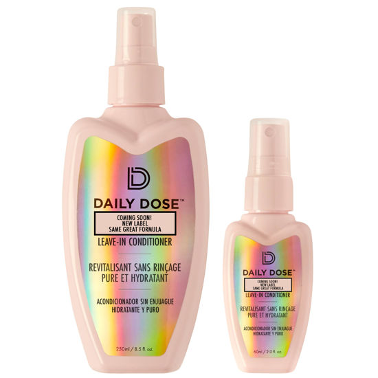 Picture of DAILY DOSE Leave-In Conditioner (8.5oz + 2oz Duo) Hair Detangler Spray (Award Winning), Paraben Free, Phthalates Free, Cruelty Free, Vegan