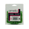 Picture of Amelia Beauty | 1000 Count 1/2" Rubber Bands | Premium US Made Rubber Hair Ties | Ideal for Ponytails, Braids & Beards | Strong All Day Hold | Convenient Re-closable Container | Lime