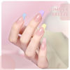 Picture of GAOY Pastel Gel Nail Polish Set, 8 Pink Green Blue Colors Soak Off Gel Polish Kit for Salon and Nail Art DIY at Home