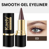 Picture of evpct 1Pcs Brown Gel Eyeliner Pencil Eye Black Face Paint Stick Makeup Set Waterproof Matte Cream Crayon Eyeliner Pencil Set Cat Eye Liners Eyeshadow Guide delineador de ojos contra el agua