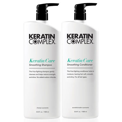 Picture of Keratin Complex - Keratin Care Smoothing Shampoo & Conditioner Duo - 33.8 fl oz Each