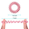 Picture of Teqifu16Pcs Hair Ties, No Crease Spiral Hair Ties Hair Bands MultiColor Waterproof Phone Cord Hair Scrunchies Hair Coils Accessories for Women Girls